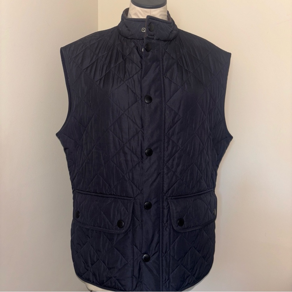 Barbour Lowerdale Navy Quilted Vest
